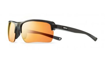 Image of Revo Crux C Single Vision Prescription Sunglasses, Matte Black Frame, Polarized, RE 1021 11 OGSV