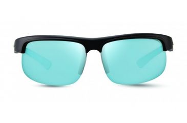 Image of Revo Cusp C Single Vision Prescription Sunglasses, Black/Blue Frame, Polarized, RE 1024 15 BLSV
