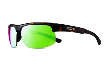 Image of Revo Cusp C Single Vision Prescription Sunglasses, Matte Tortoise Frame, Polarized, RE 1024 02 GNSV