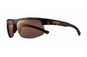Image of Revo Cusp C Single Vision Prescription Sunglasses, Matte Tortoise Frame, Polarized, RE 1024 02 BRSV