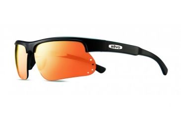 Image of Revo Cusp S Single Vision Prescription Sunglasses, Matte Black Frame, Polarized, RE 1025 01 OGSV