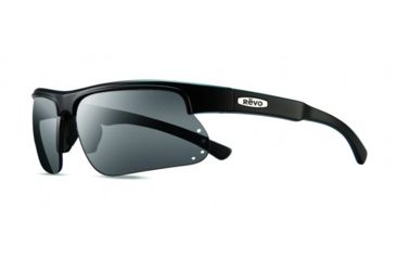 Image of Revo Cusp S Single Vision Prescription Sunglasses, Matte Black/Grey Frame, Polarized, RE 1025 19 GYSV