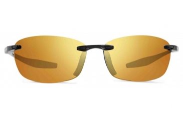 Image of Revo Descend E Global Fit Sunglasses, Black Frame, Solar Orange Lens, Polarized, RE 4060GF 01 OG