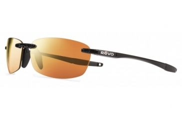Image of Revo Descend E Global Fit Sunglasses, Black Frame, Solar Orange Lens, Polarized, RE 4060GF 01 OG