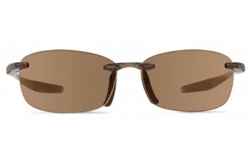 Image of Revo Descend E Global Fit Sunglasses, Crystal Brown Frame, Terra Lens, Polarized, RE 4060GF 02 BR