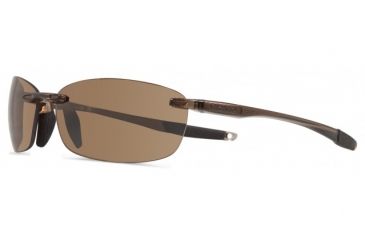 Image of Revo Descend E Global Fit Sunglasses, Crystal Brown Frame, Terra Lens, Polarized, RE 4060GF 02 BR