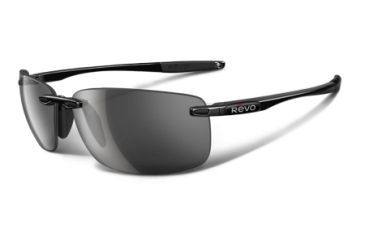 Image of Revo Descend N Polished Black Nylon Frame, Graphite Lens Sunglasses - RE4059-01