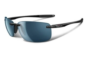 Image of Revo Descend N Polished Black Nylon Frame, Water Lens Sunglasses - RE4059-03