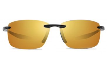 Image of Revo Descend N Sunglasses, Black Frame, Solar Orange Lens, Polarized, RE 4059 01 OG