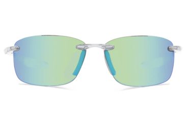 Image of Revo Descend N Sunglasses, Crystal Frame, Green Water Lens RE4059-09-GN