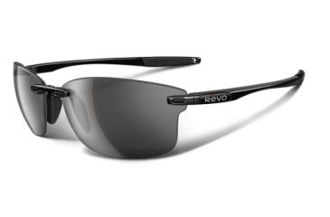 Image of Revo Descend S Polished Black Nylon Frame, Graphite Lens Sunglasses - RE4068-01