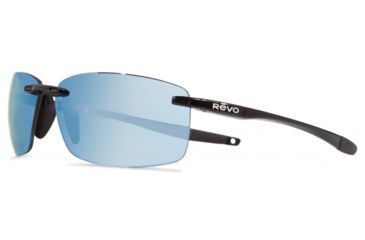 Image of Revo Descend Xl Eyewear - Unisex - Sunglasses, Black Frame, Blue Water Lens, Polarized, RE 1070XL 01 BL