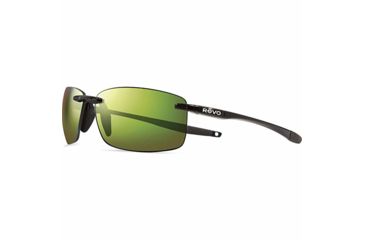Image of Revo Descend Xl Sunglasses, Black Frame, Green Water Lens, Polarized, RE 1070XL 01 GN