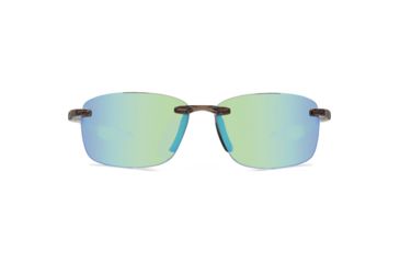 Image of Revo Descend Xl Sunglasses, Crystal Brown Frame, Green Water Lens, Polarized, RE 1070XL 02 GN