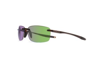 Image of Revo Descend Xl Sunglasses, Crystal Brown Frame, Green Water Lens, Polarized, RE 1070XL 02 GN