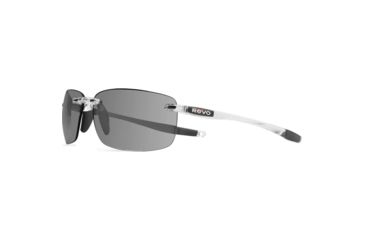 Image of Revo Descend Xl Sunglasses, Crystal Frame, Graphite Lens, Polarized, RE 1070XL 09 GY