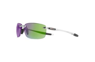 Image of Revo Descend Xl Sunglasses, Crystal Frame, Green Water Lens, Polarized, RE 1070XL 09 GN