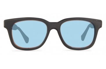 Image of Revo Drake X Jc Sunglasses, Black Leather Frame, Blue Water Lens, Polarized, RE 1007J 01 GBL