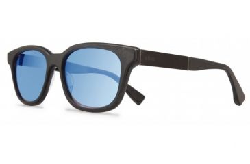 Image of Revo Drake X Jc Sunglasses, Black Leather Frame, Blue Water Lens, Polarized, RE 1007J 01 GBL