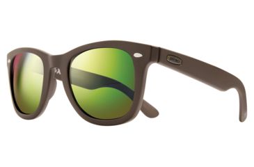 Image of Revo Forge Superflex Sunglasses, Matte Brown Frame, Evergreen Lens, Medium, RE 1096 02 GN