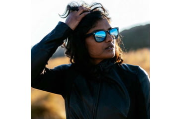 Image of Revo Forge Superflex Sunglasses, Matte Black -Blue Water, Medium, RE 1096N 01 BL