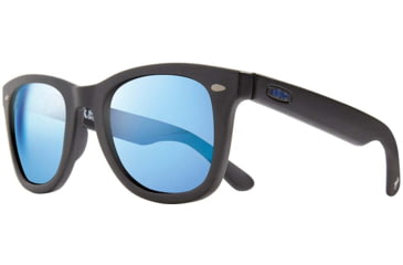 Image of Revo Forge Superflex Sunglasses, Matte Black -Blue Water, Medium, RE 1096N 01 BL