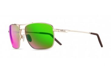 Image of Revo Groundspeed Sunglasses, Gold Frame, Green Water Lens, Polarized, RE 3089 02 GN