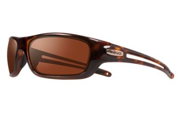 Image of Revo Guide S Eyewear - Unisex - Sunglasses, Matte Tortoise Frame, Open Road Lens, Polarized, RE 4070 02 OR