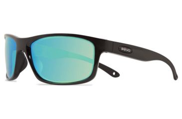 Image of Revo Harness Sunglasses, Matte Black Frame, Green Water Lens RE4071-11-GN