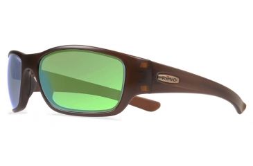 Image of Revo Heading Sunglasses, Matte Brown Frame, Green Water Lens RE4058-02-GN
