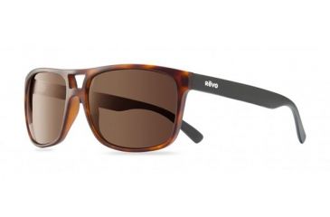 Image of Revo Holsby Sunglasses, Matte Dark Tortoise Frame, Terra Lens, Polarized, RE 1019 02 BR