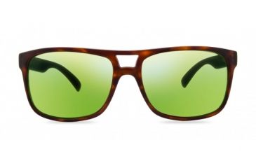 Image of Revo Holsby Sunglasses, Matte Dark Tortoise Frame, Green Water Lens, Polarized, RE 1019 02 GN
