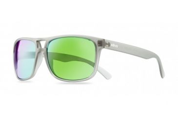 Image of Revo Holsby Sunglasses, Matte Grey Crystal Frame, Green Water Lens, Polarized, RE 1019 00 GN