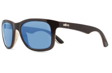 Image of Revo Huddie Progressive Prescription Sunglasses, Tortoise/Ivory/Black Frame, Polarized, RE 1000 02 BLPR