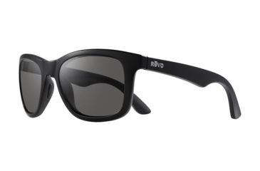 Image of Revo Huddie Eyewear - Unisex - Sunglasses, Matte Black Frame, Graphite Lens, Polarized, RE 1000 21 GY