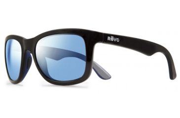 Image of Revo Huddie Progressive Prescription Sunglasses, Matte Black Frame, Polarized, RE 1000 21 GYPR