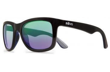Image of Revo Huddie Progressive Prescription Sunglasses, Tortoise Frame, Green Water Lens, Polarized-RE1000-02GNPR
