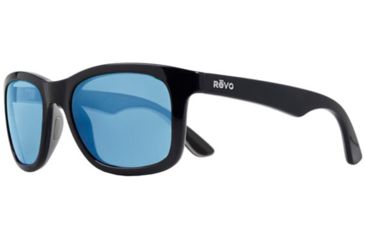 Image of Revo Huddie Progressive Prescription Sunglasses, Shiny Black/Grey/Black Frame, Polarized, RE 1000 11 BLPR