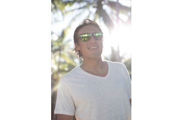 Image of Revo Huddie Progressive Prescription Sunglasses, Tortoise Frame, Green Water Lens, Polarized-RE1000-02GNPR