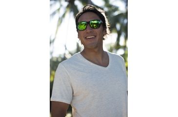 Image of Revo Huddie Progressive Prescription Sunglasses, Tortoise Frame, Green Water Lens, Polarized-RE1000-02GNPR