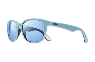 Image of Revo Kash Eyewear - Unisex - Sunglasses, Sea Breeze/Navy/Crea Frame, Blue Water Lens, Polarized, RE 1028 08 BL