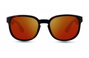 Image of Revo Kash Single Vision Prescription Sunglasses, Tort/Bone/Red Frame, Polarized, RE 1028 02 ORSV