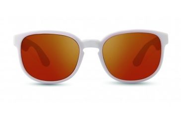 Image of Revo Kash Sunglasses, White/Coral/Grey Frame, Open Road Lens, Polarized, RE 1028 09 OR