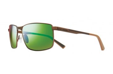 Image of Revo Knox Sunglasses, Brown Frame, Polarized Green Water Lens, Polarized, RE 1047 02 GN