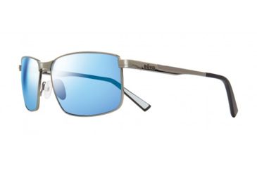 Image of Revo Knox Sunglasses, Gunmetal Frame, Polarized Crystal Blue Water Lens, Polarized, RE 1047 00 GBL