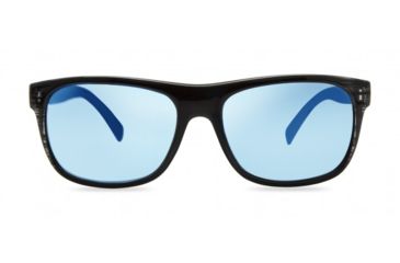Image of Revo Lukee Sunglasses, Black Woodgrain Frame, Blue Water Lens, Polarized, RE 1020 01 BL