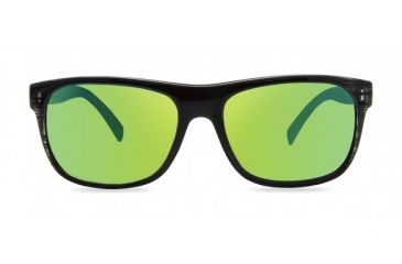 Image of Revo Lukee Sunglasses, Black Woodgrain Frame, Green Water Lens, Polarized, RE 1020 01 GN