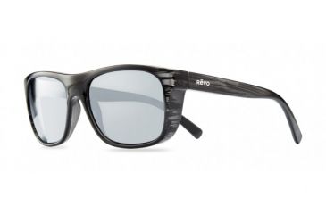 Image of Revo Lukee Sunglasses, Black Woodgrain Frame, Graphite Lens, Polarized, RE 1020 01 GGY