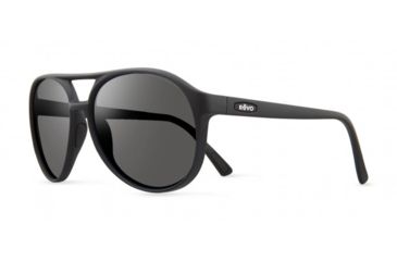 Image of Revo Marx Single Vision Prescription Sunglasses, Black Frame, Polarized, RE 1059 01 GYSV