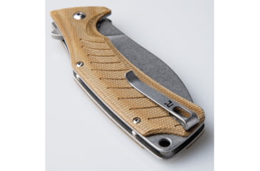 Image of Revo Ness Linerlock Brown Micarta